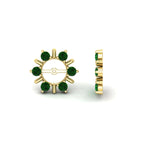Load image into Gallery viewer, halo-style-earring-emerald-jackets-for-4-carat-in-yellow-gold-fdear818gemgrangle4-4.00ct-nl-yg?v=1764140472
