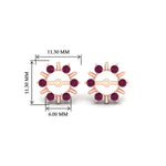 Load image into Gallery viewer, halo-style-earring-pink-sapphire-jackets-for-2-carat-in-rose-gold-fdear818gsadrpiangle2-2.00ct-nl-rg-hw.jpg
