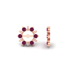 Load image into Gallery viewer, halo-style-earring-pink-sapphire-jackets-for-3-carat-in-rose-gold-fdear818gsadrpiangle4-3.00ct-nl-rg?v=1764136990
