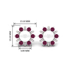 Load image into Gallery viewer, halo-style-earring-pink-sapphire-jackets-for-3-carat-in-white-gold-fdear818gsadrpiangle2-3.00ct-nl-wg-hw?v=1764136991
