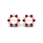 Load image into Gallery viewer, halo-style-earring-pink-sapphire-jackets-for-4-carat-in-rose-gold-fdear818gsadrpiangle2-4.00ct-nl-rg?v=1764140026
