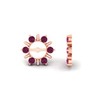 Load image into Gallery viewer, halo-style-earring-pink-sapphire-jackets-for-4-carat-in-rose-gold-fdear818gsadrpiangle4-4.00ct-nl-rg?v=1764140026
