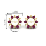 Load image into Gallery viewer, halo-style-earring-pink-sapphire-jackets-for-4-carat-in-yellow-gold-fdear818gsadrpiangle2-4.00ct-nl-yg-hw?v=1764140472
