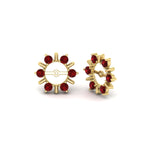 Load image into Gallery viewer, halo-style-earring-ruby-jackets-for-3-carat-in-yellow-gold-fdear818grudrangle1-3.00ct-nl-yg?v=1764139230
