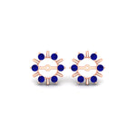 Load image into Gallery viewer, halo-style-earring-sapphire-jackets-for-2-carat-in-rose-gold-fdear818gsablangle2-2.00ct-nl-rg.jpg
