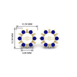 Load image into Gallery viewer, halo-style-earring-sapphire-jackets-for-2-carat-in-yellow-gold-fdear818gsablangle2-2.00ct-nl-yg-hw.jpg
