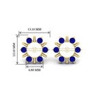 Load image into Gallery viewer, halo-style-earring-sapphire-jackets-for-3-carat-in-yellow-gold-fdear818gsablangle2-3.00ct-nl-yg-hw?v=1764139230
