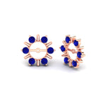 Load image into Gallery viewer, halo-style-earring-sapphire-jackets-for-4-carat-in-rose-gold-fdear818gsablangle1-4.00ct-nl-rg?v=1764136995
