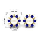 Load image into Gallery viewer, halo-style-earring-sapphire-jackets-for-4-carat-in-yellow-gold-fdear818gsablangle2-4.00ct-nl-yg-hw?v=1764140472
