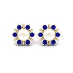 Load image into Gallery viewer, halo-style-earring-sapphire-jackets-for-4-carat-in-yellow-gold-fdear818gsablangle2-4.00ct-nl-yg?v=1764140472
