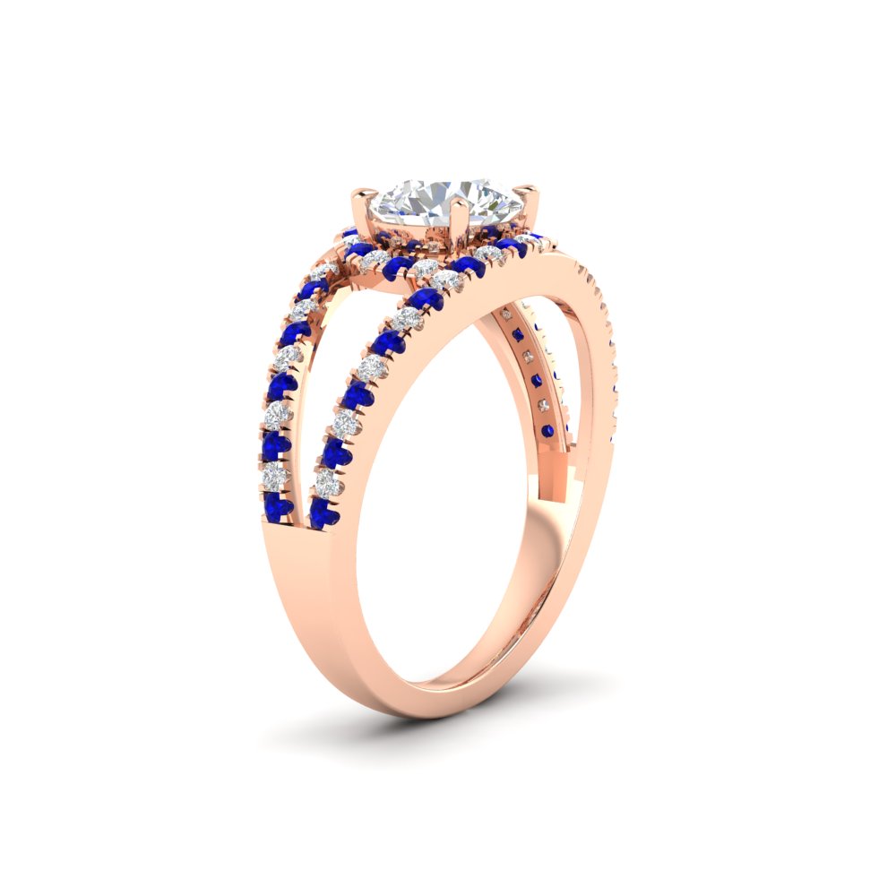 halo-swirl-round-cut-diamond-engagement-ring-with-sapphire-in-FD-11180RORGSABLANGLE3-NL-RG