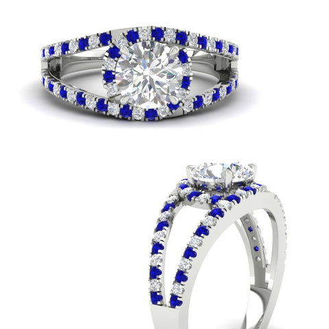 halo-swirl-round-cut-diamond-engagement-ring-with-sapphire-in-FD-11180RORGSABLANGLE3-NL-WG
