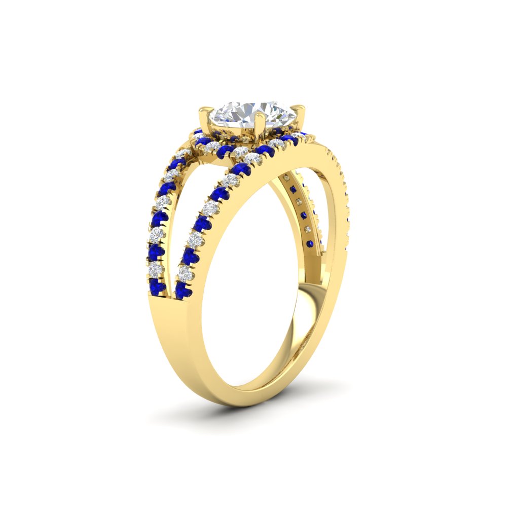 halo-swirl-round-cut-diamond-engagement-ring-with-sapphire-in-FD-11180RORGSABLANGLE3-NL-YG