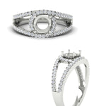 Load image into Gallery viewer, halo-swirl-semi-mount-diamond-engagement-ring-in-FD11180SMRANGLE3-NL-WG
