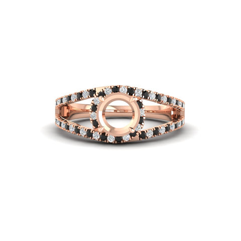 halo-swirl-semi-mount-diamond-engagement-ring-with-black-diamond-in-FD-11180SMRGBLACKANGLE3-NL-RG