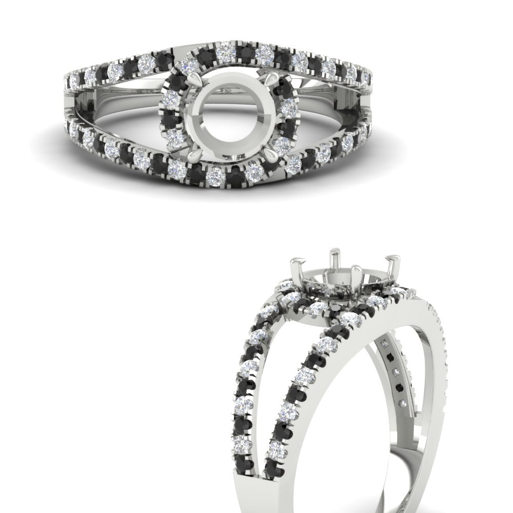 halo-swirl-semi-mount-diamond-engagement-ring-with-black-diamond-in-FD-11180SMRGBLACKANGLE3-NL-WG