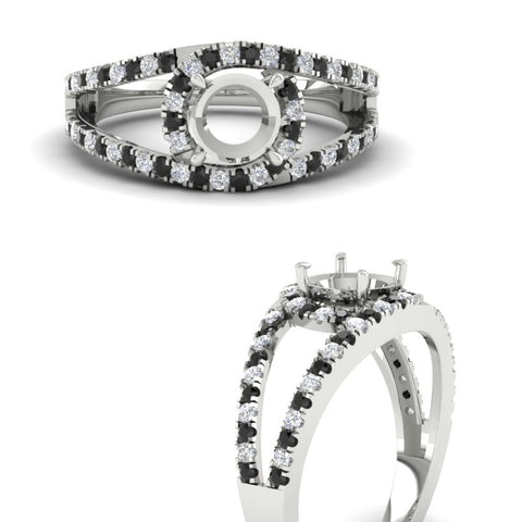 halo-swirl-semi-mount-diamond-engagement-ring-with-black-diamond-in-FD-11180SMRGBLACKANGLE3-NL-WG