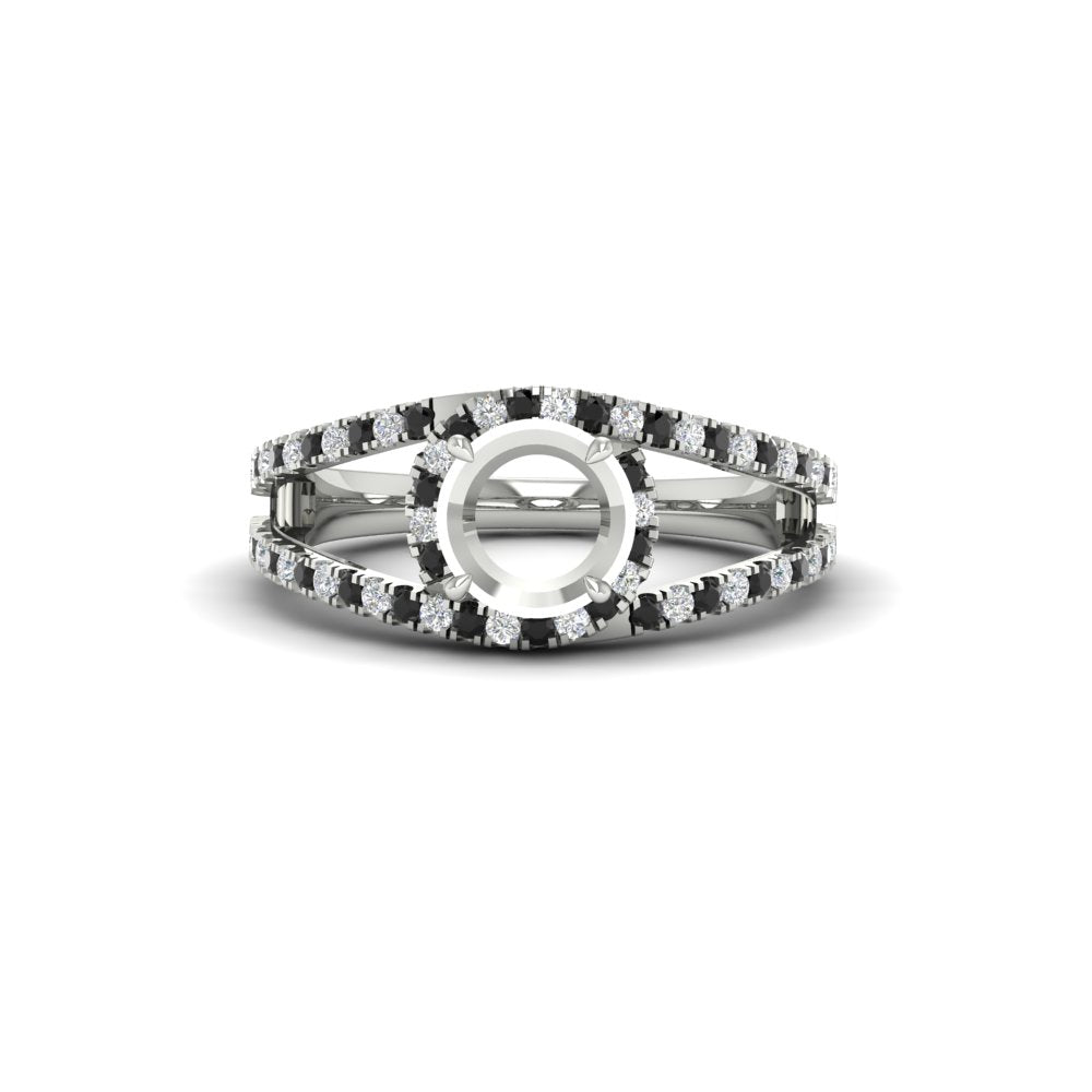 halo-swirl-semi-mount-diamond-engagement-ring-with-black-diamond-in-FD-11180SMRGBLACKANGLE3-NL-WG