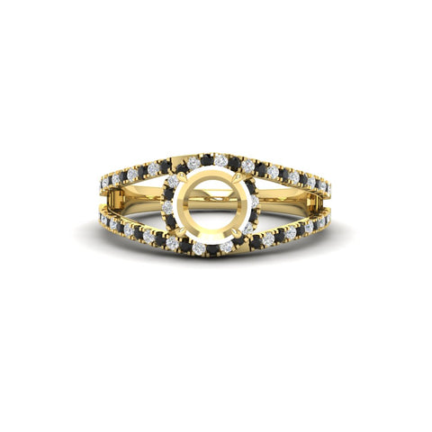 halo-swirl-semi-mount-diamond-engagement-ring-with-black-diamond-in-FD-11180SMRGBLACKANGLE3-NL-YG