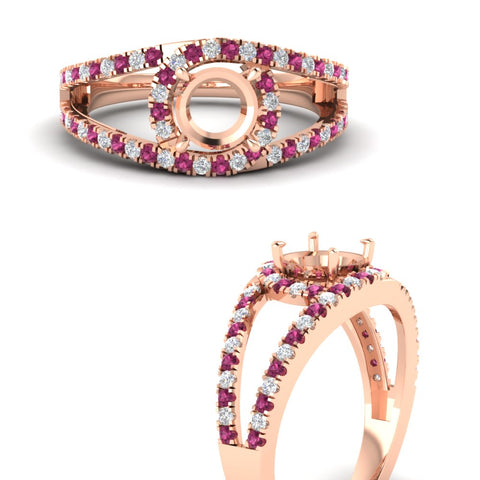 halo-swirl-semi-mount-diamond-engagement-ring-with-pink-sapphire-in-FD-11180SMRGSADRPIANGLE3-NL-RG