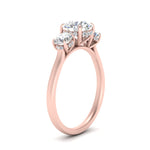 Load image into Gallery viewer, halo-under-diamond-3-stone-round-cut-engagement-ring-in-FD10616ROR-ANGLE3-NL-RG
