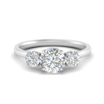 Load image into Gallery viewer, halo-under-diamond-3-stone-round-cut-engagement-ring-in-FD10616ROR-ANGLE3-NL-WG
