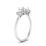 Load image into Gallery viewer, halo-under-diamond-3-stone-semi-mount-engagement-ring-in-FD10616SMR-ANGLE3-NL-WG

