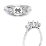 Load image into Gallery viewer, halo-under-diamond-3-stone-semi-mount-engagement-ring-in-FD10616SMR-ANGLE3-NL-WG
