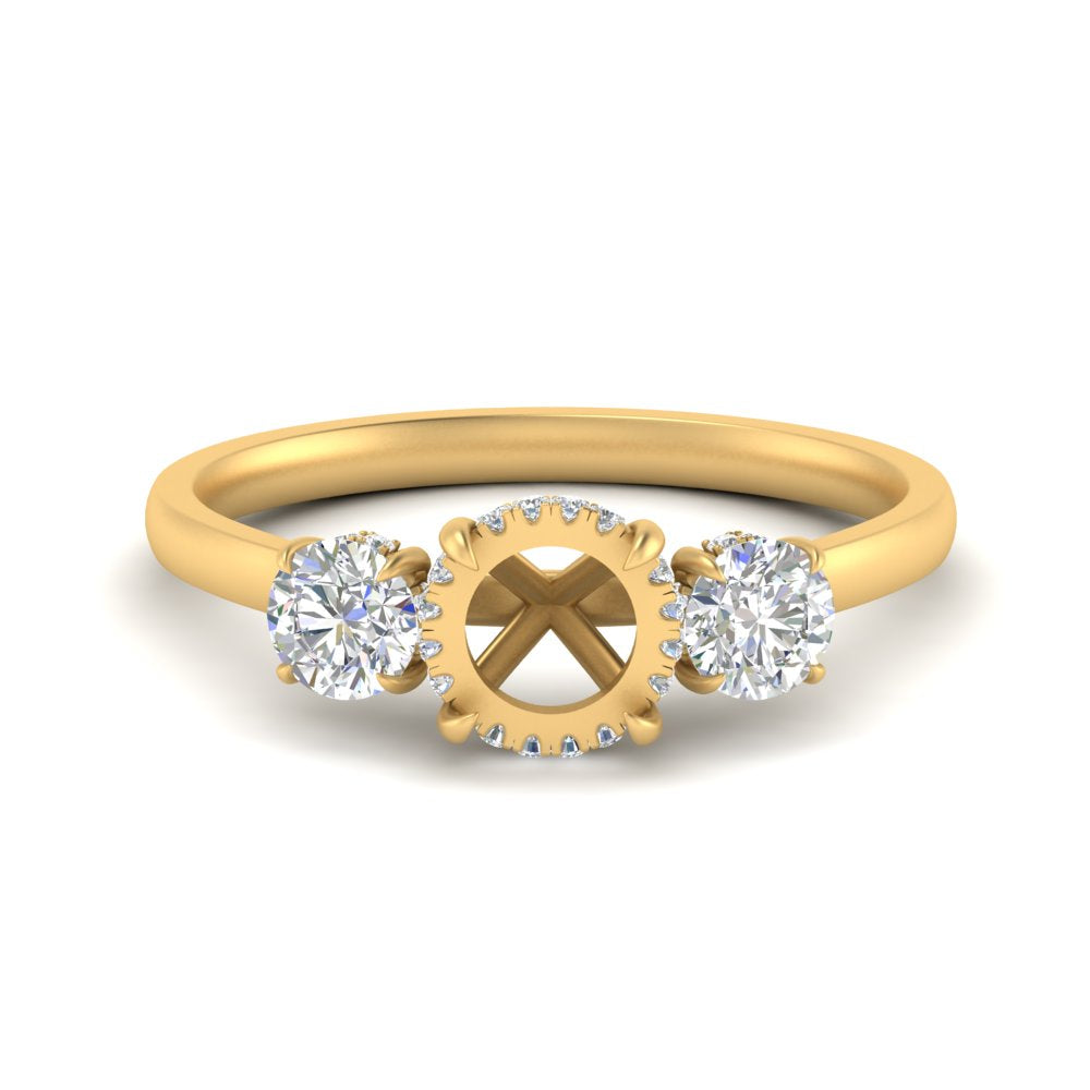 halo-under-diamond-3-stone-semi-mount-engagement-ring-in-FD10616SMR-ANGLE3-NL-YG