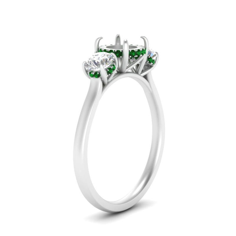 halo-under-emerald-3-stone-semi-mount-engagement-ring-in-FD10616SMRGEMGR-ANGLE3-NL-WG