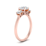 Load image into Gallery viewer, halo-under-orange-sapphire-3-stone-round-cut-engagement-ring-in-FD10616RORGSAOR-ANGLE3-NL-RG
