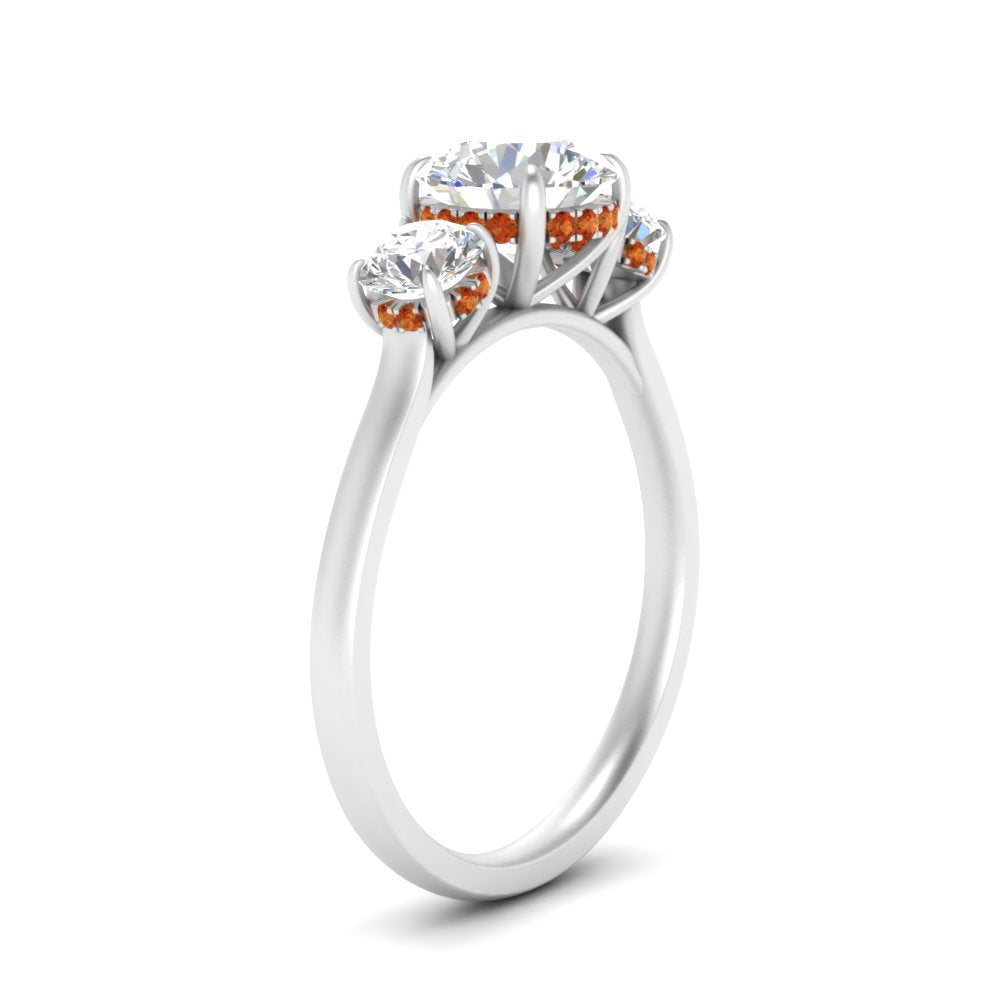halo-under-orange-sapphire-3-stone-round-cut-engagement-ring-in-FD10616RORGSAOR-ANGLE3-NL-WG