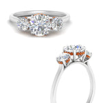 Load image into Gallery viewer, halo-under-orange-sapphire-3-stone-round-cut-engagement-ring-in-FD10616RORGSAOR-ANGLE3-NL-WG
