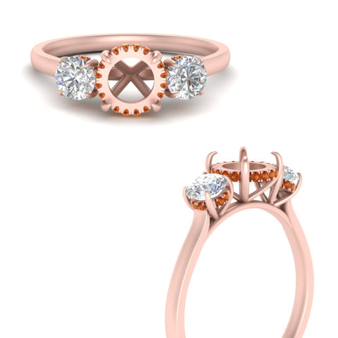 halo-under-orange-sapphire-3-stone-semi-mount-engagement-ring-in-FD10616SMRGSAOR-ANGLE3-NL-RG