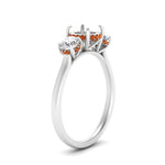 Load image into Gallery viewer, halo-under-orange-sapphire-3-stone-semi-mount-engagement-ring-in-FD10616SMRGSAOR-ANGLE3-NL-WG
