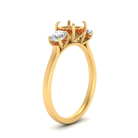 halo-under-orange-sapphire-3-stone-semi-mount-engagement-ring-in-FD10616SMRGSAOR-ANGLE3-NL-YG