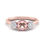 Load image into Gallery viewer, halo-under-pink-sapphire-3-stone-semi-mount-engagement-ring-in-FD10616SMRGSADRPI-ANGLE3-NL-RG
