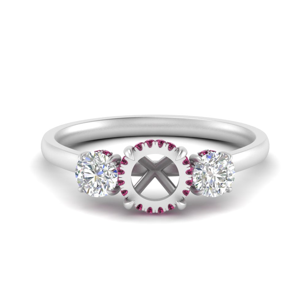 halo-under-pink-sapphire-3-stone-semi-mount-engagement-ring-in-FD10616SMRGSADRPI-ANGLE3-NL-WG