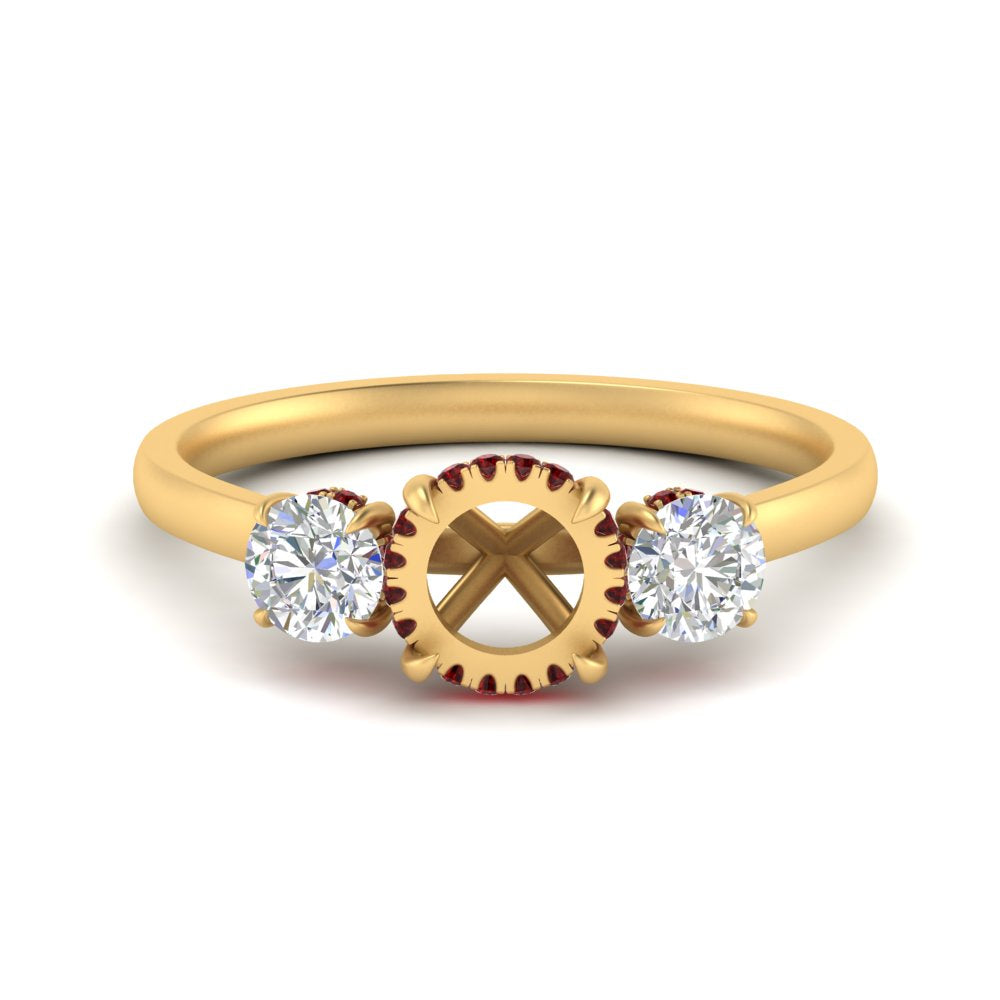 halo-under-ruby-3-stone-semi-mount-engagement-ring-in-FD10616SMRGRUDR-ANGLE3-NL-YG