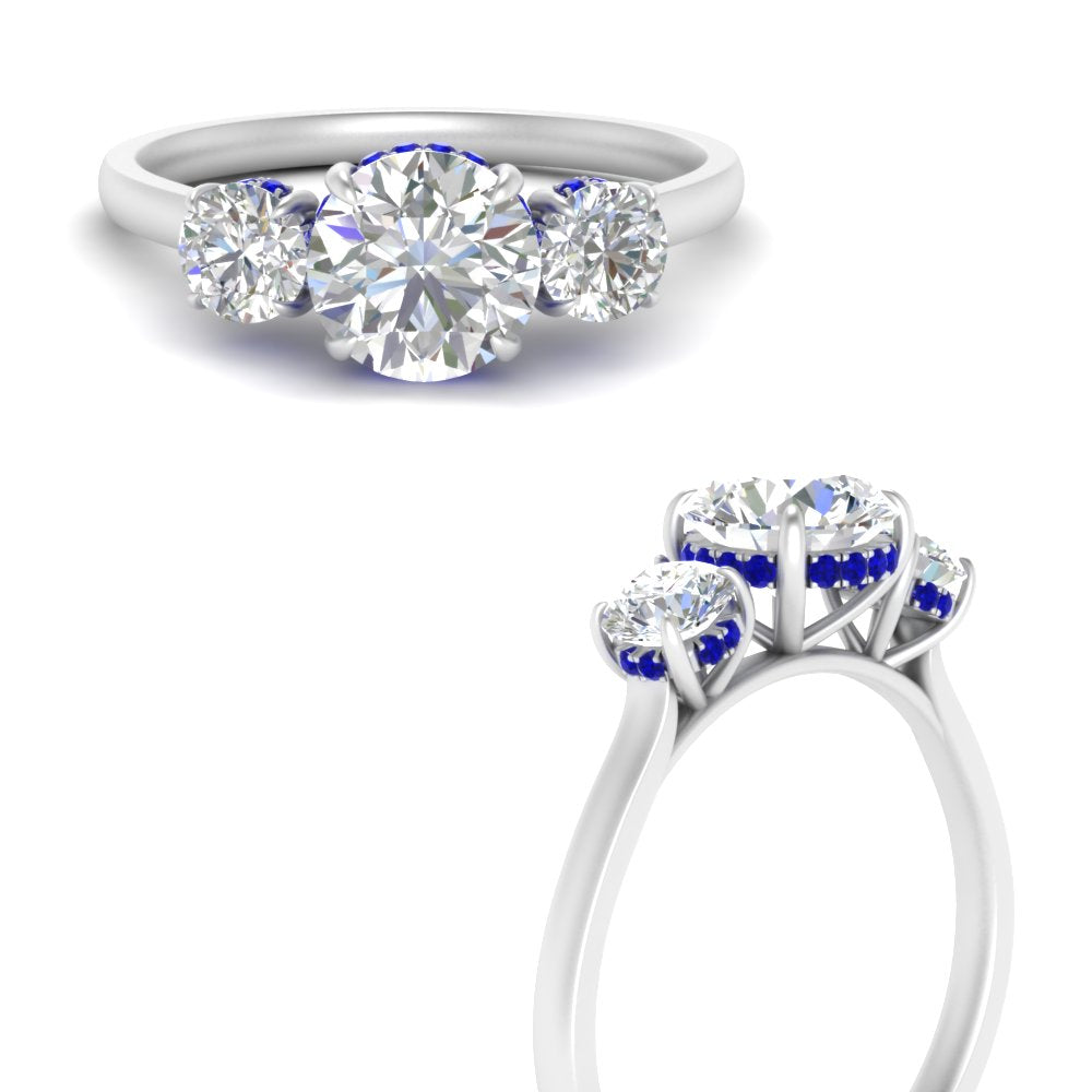 halo-under-sapphire-3-stone-round-cut-engagement-ring-in-FD10616RORGSABL-ANGLE3-NL-WG