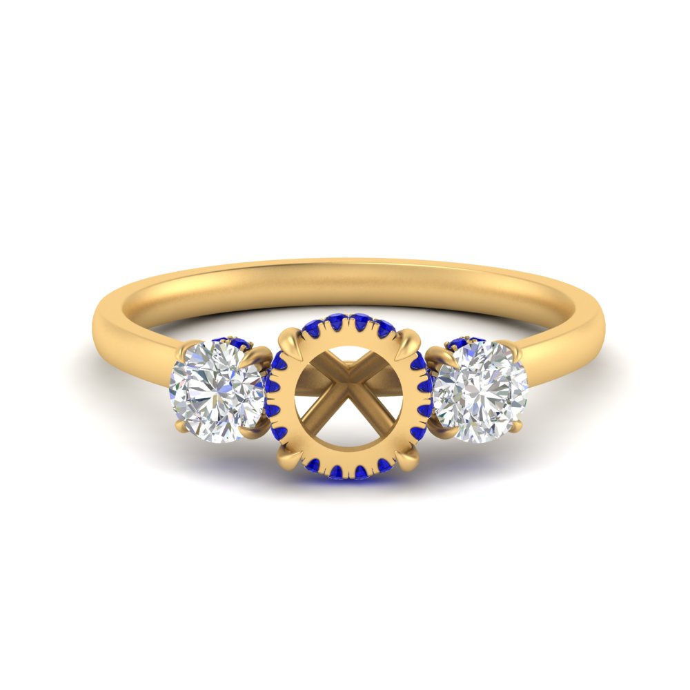 halo-under-sapphire-3-stone-semi-mount-engagement-ring-in-FD10616SMRGSABL-ANGLE3-NL-YG