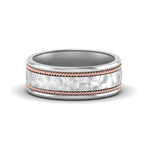 Load image into Gallery viewer, hammered-2-tone-mens-band
