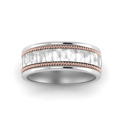 hammered-2-tone-mens-band