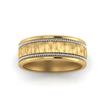 Load image into Gallery viewer, Hammered 2 Tone Mens Band
