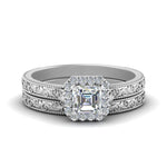 Load image into Gallery viewer, hand-engraved-asscher-cut-halo-diamond-wedding-ring-set-in-white-gold-FD8588AS-NL-WG_bb58e9ce-97b5-48d3-99a0-e5a654a26966?v=1757665308
