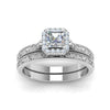Load image into Gallery viewer, hand-engraved-asscher-cut-halo-diamond-wedding-ring-set-in-white-gold-FD8588ASANGLE5-NL-WG?v=1757665132