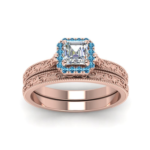 hand-engraved-asscher-cut-halo-diamond-wedding-ring-set-with-blue-topaz-in-rose-gold-FD8588ASGICBLTOANGLE5-NL-RG?v=1757665132