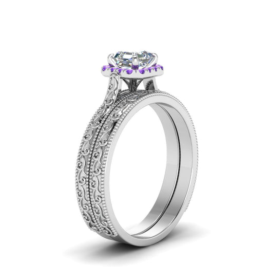 hand-engraved-asscher-cut-halo-diamond-wedding-ring-set-with-purple-topaz-in-white-gold-FD8588ASGVITOANGLE2-NL-WG_b77a0db2-fb62-4646-a848-e9d33c4f7fae?v=1757665308