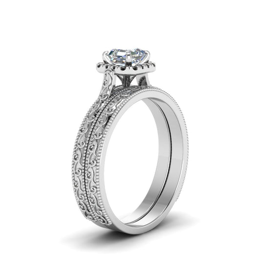 hand-engraved-asscher-cut-halo-wedding-ring-set-with-black-diamond-in-white-gold-FD8588ASGBLACKANGLE2-NL-WG?v=1757665132