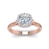 Load image into Gallery viewer, hand-engraved-cushion-cut-halo-diamond-engagement-ring-in-rose-gold-FD8588CURANGLE5-NL-RG_95a64601-a7b5-4cb3-a75f-d7723fa6b828?v=1757588484